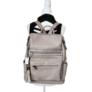 NWT Amazon Leather Backpack/ Laptop Shoulder bag with Removable Straps